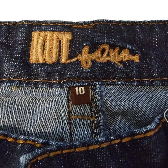 Kut From the Kloth So Low Bootcut Jeans in Proud Wash Sz 10 - Picture 6 of 9